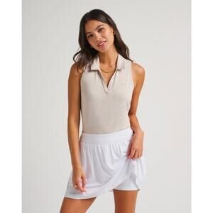 Travis Mathew Majorca Sleeveless Polo Tank Top Shirt Blouse 2XL NWT Atmosphere